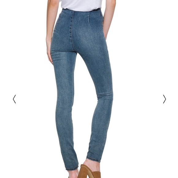 WHBM Denim High Rise Legging - Picture 2 of 5